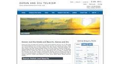 Desktop Screenshot of damananddiutourism.com